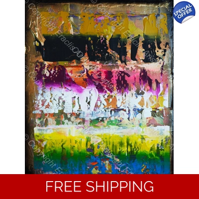 Abstract Fractured Multicoloured 5418